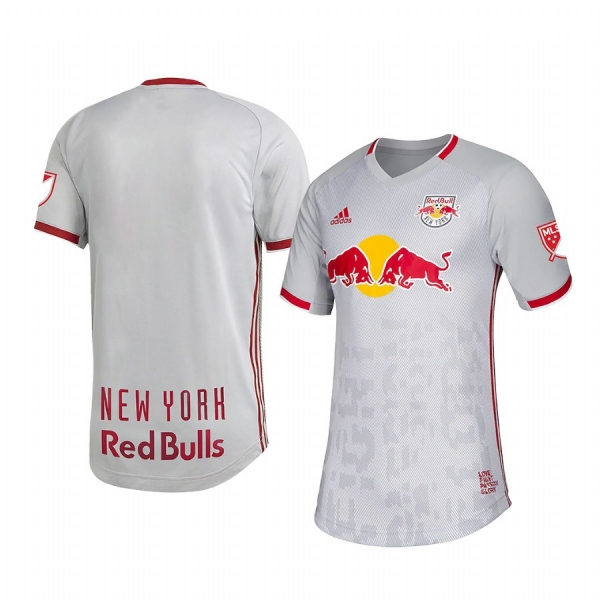 New York Red Bulls White 2020 Primary Men's Authentic Short Sleeve Jersey