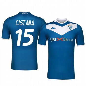 Brescia Calcio Andrea Cistana 19-20 Home Men's Short Sleeve Jersey