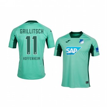 Youth TSG 1899 Hoffenheim Florian Grillitsch Green Away Jersey 19-20