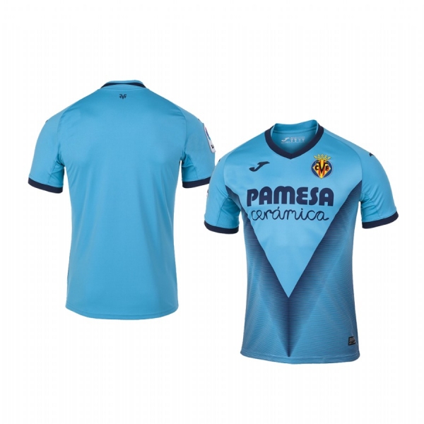 Youth Villarreal Blue Third Short Sleeve Jersey 19-20