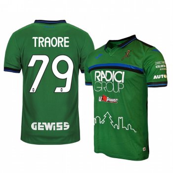 Amad Traore Atalanta 19-20 Christmas Edition Men's Green Short Sleeve Jersey