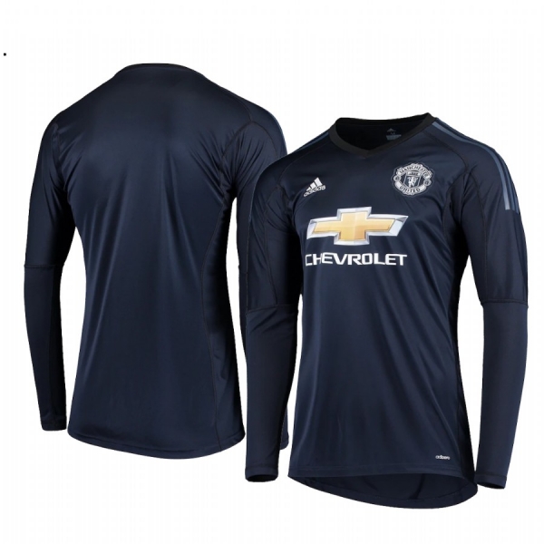 Men's Manchester United Home Goalkeeper Navy Jersey