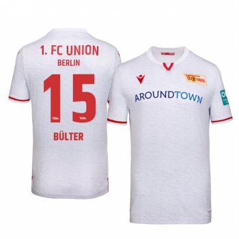 Union Berlin Marius Bulter Men's White Away Short Sleeve Jersey 19-20