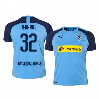 Borussia Monchengladbach Florian Neuhaus Blue Away Jersey 19-20 Men's