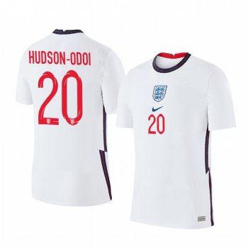 Callum Hudson-Odoi England 2020 White Home Men's Short Sleeve Jersey