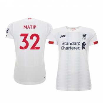 Women's Joel Matip Liverpool Away Short Sleeve Jersey 19-20