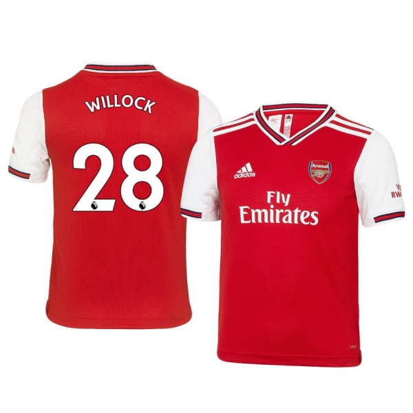 Youth Joe Willock Arsenal Home Short Sleeve Jersey 19-20