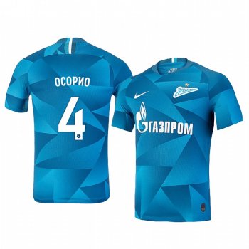 Yordan Osorio Zenit Saint Petersburg Home Blue Short Sleeve Jersey