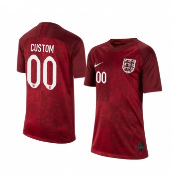 Youth 2019 World Cup England Custom Youth Away FIFA Jersey