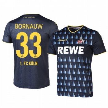 1. FC Koln Sebastiaan Bornauw 19-20 Third Men's Black Short Sleeve Jersey