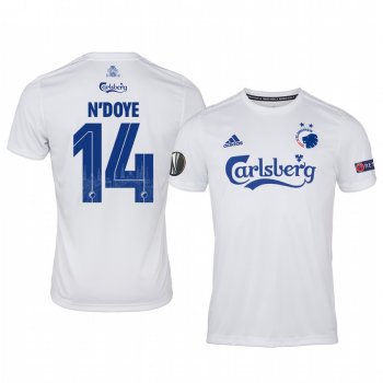 FC Copenhagen Dame N'Doye Men's 19-20 Home Replica Short Sleeve Jersey