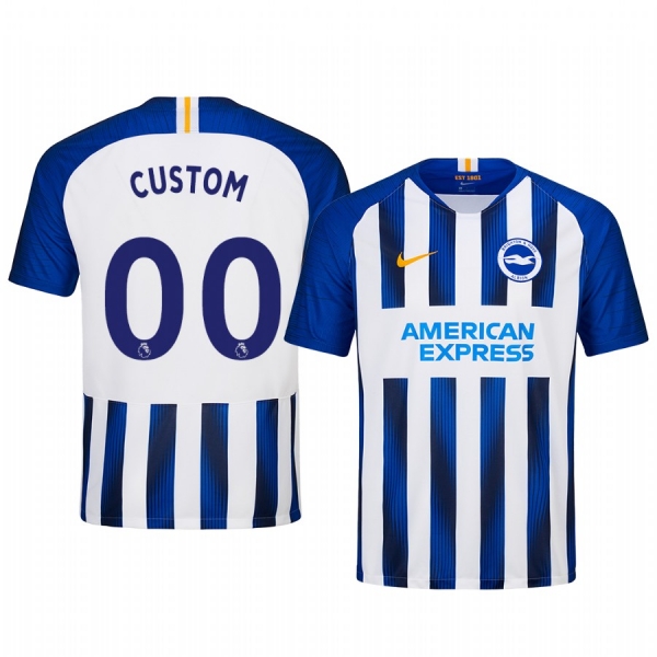 Custom Brighton and Hove Albion Men's Home Jersey 19-20