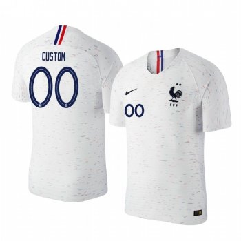 2018 World Cup Champions France Custom Men's Away Official Jersey