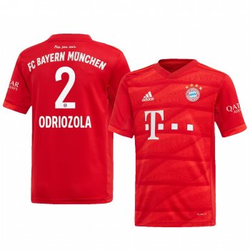 Youth Alvaro Odriozola Bayern Munich 19-20 Red Home Replica Jersey