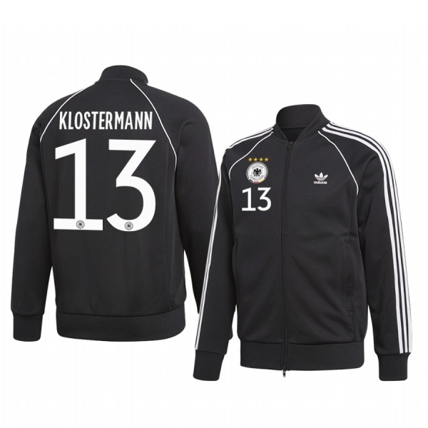 Lukas Klostermann Germany Black Team Pride Logo Full-Zip Long Sleeve Jacket