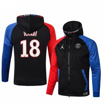 Mauro Icardi Paris Saint-Germain Black Classic Full-Zip Jacket