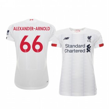 Women's Trent Alexander-Arnold Liverpool Away Short Sleeve Jersey 19-20