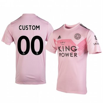 Custom Leicester City Away Men's Short Sleeve Jersey 19-20