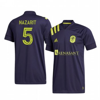 Miguel Nazarit Nashville SC 2020 Replica Player Short Sleeve Jersey