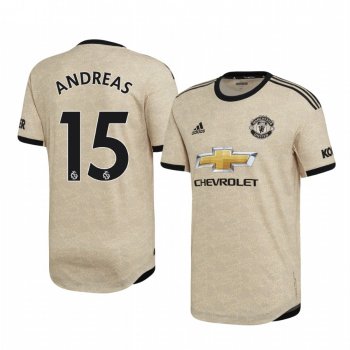 Andreas Pereira Manchester United Away Men's Short Sleeve Jersey 19-20