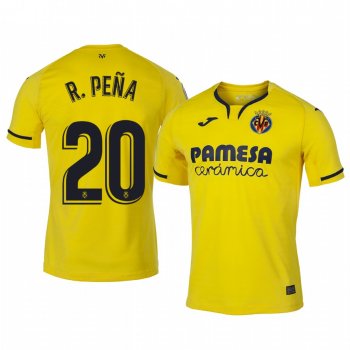 Ruben Pena Villarreal Home Men's Jersey 19-20