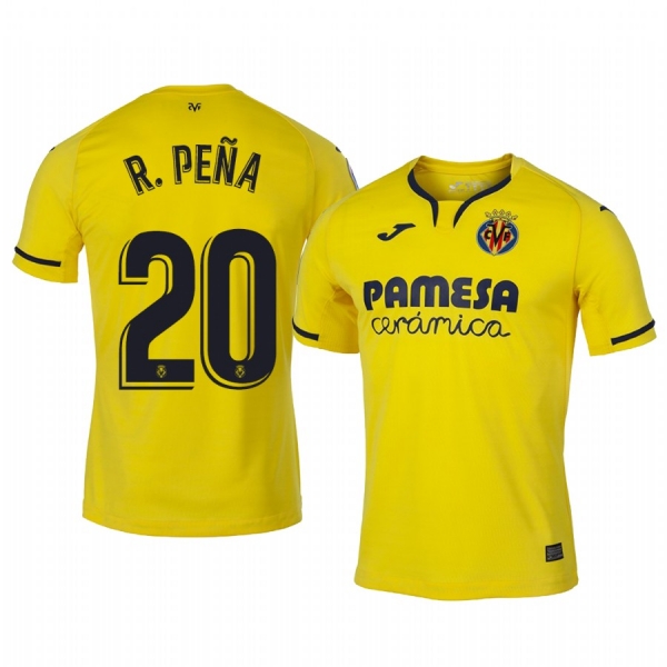 Ruben Pena Villarreal Home Men's Jersey 19-20