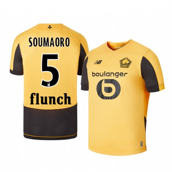 Lille OSC Adama Soumaoro Men's Away Jersey 19-20