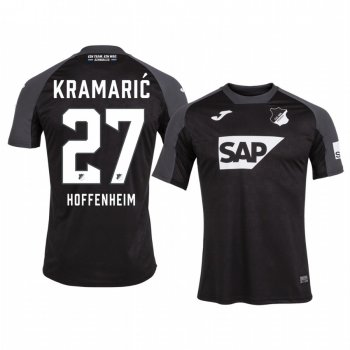 TSG 1899 Hoffenheim Andrej Kramaric Men's Black Third Short Sleeve Jersey 19-20