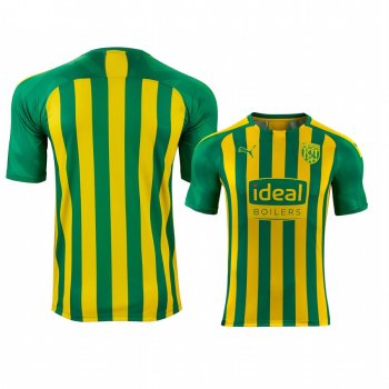 Youth West Bromwich Albion Yellow Green Away Short Sleeve Jersey 19-20