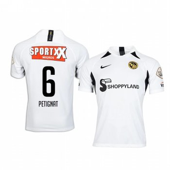 Esteban Petignat BSC Young Boys Away White Short Sleeve Jersey