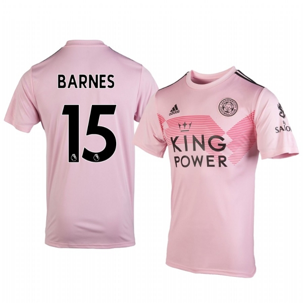 Harvey Barnes Leicester City Away Men's Short Sleeve Jersey 19-20