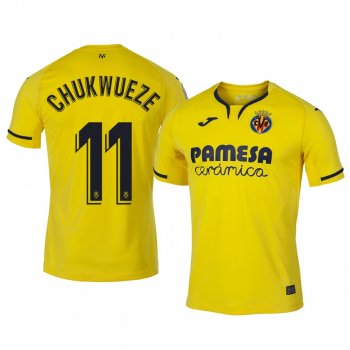 Samuel Chukwueze Villarreal Home Men's Jersey 19-20