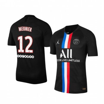 Thomas Meunier Paris Saint-Germain 19/20 Black Fourth official Jersey Men's