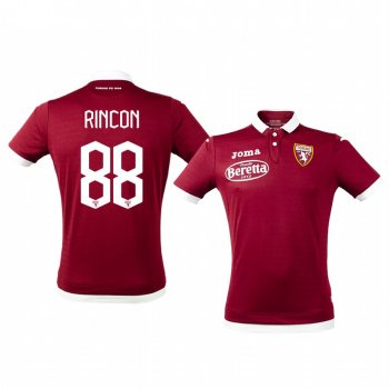 Torino Tomás Rincón 19-20 Home Men's Short Sleeve Jersey