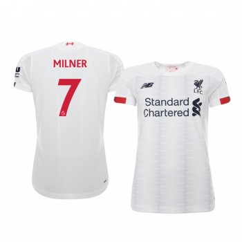 Women's James Milner Liverpool Away Short Sleeve Jersey 19-20