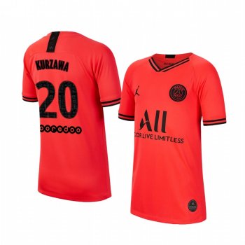 Youth Paris Saint-Germain Layvin Kurzawa Away Jersey 19-20