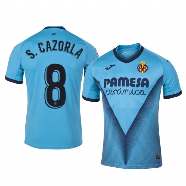 Villarreal Santi Cazorla Men's Jersey Short Sleeve Third 19-20