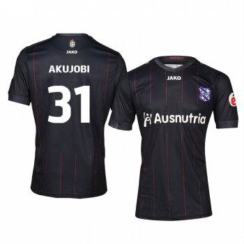 SC Heerenveen Hamdi Akujobi 19-20 Away Men's Black Short Sleeve Jersey