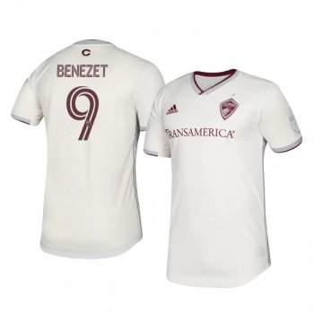 Nicolas Benezet Colorado Rapids 2020 Away Authentic Short Sleeve White Jersey