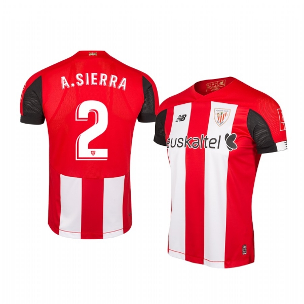 Women's Andrea Sierra Athletic Bilbao 19-20 Red Home Replica Jersey