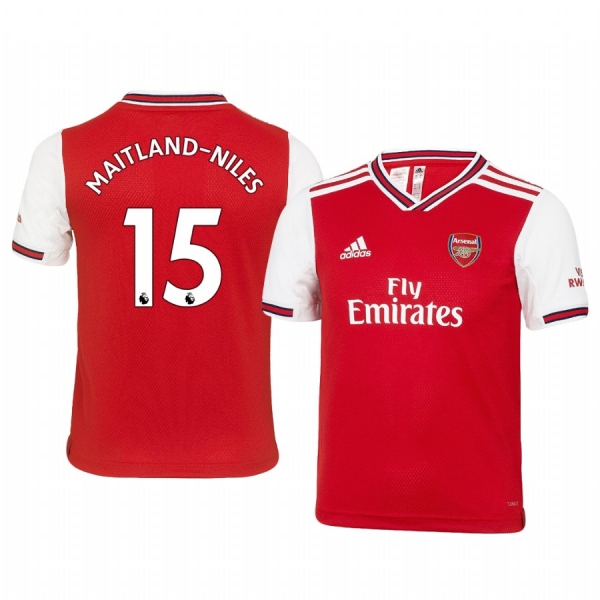 Youth Ainsley Maitland-Niles Arsenal Home Short Sleeve Jersey 19-20