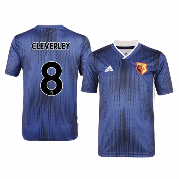 Youth Tom Cleverley Watford Away Short Sleeve Jersey 19-20