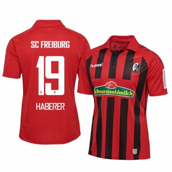 Men's SC Freiburg Janik Haberer Home Jersey 19-20