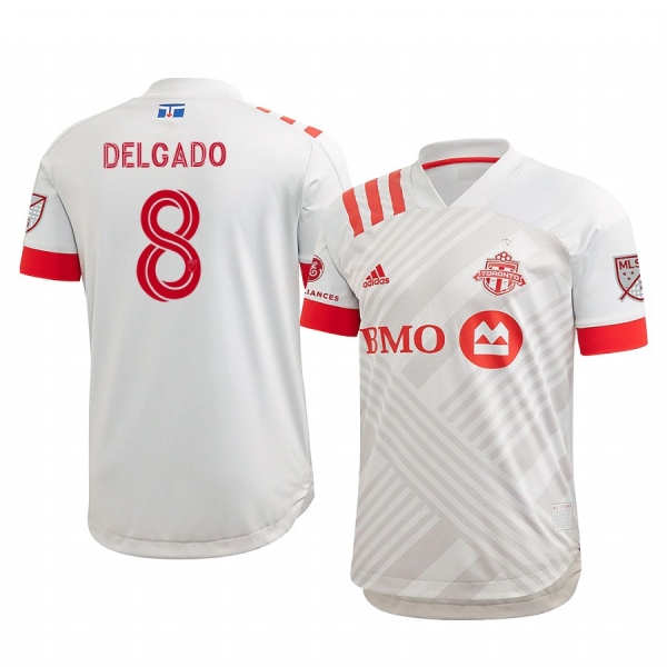 Toronto FC Marky Delgado Men's White TFC Unity Short Sleeve Jersey 2020