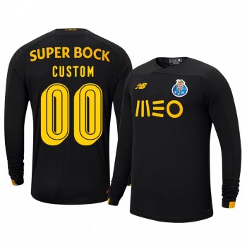 Porto Custom Black Goalkeeper Home Jersey 19-20 Men's