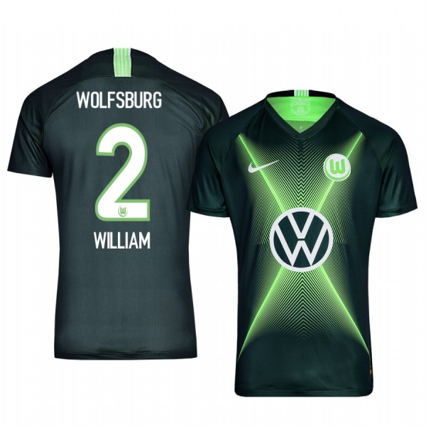 Defender VfL Wolfsburg William Men's Home Jersey 19-20