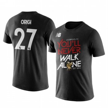 Men's Divock Origi Liverpool Anthem Official Short Sleeve T-shirt