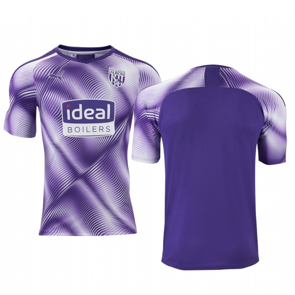 West Bromwich Albion Men's Purple Third Short Sleeve Jersey 19-20