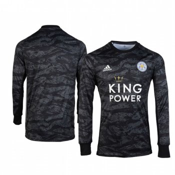 Youth 19-20 Leicester City Black Goalkeeper Long Sleeve Jersey