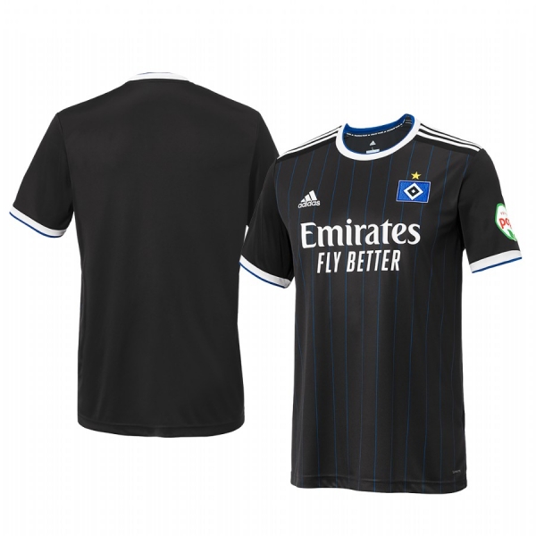 Hamburger SV 19-20 Third Men's Black Short Sleeve Jersey